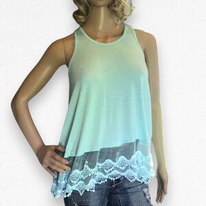 Pomelo Lace-Edged Tank